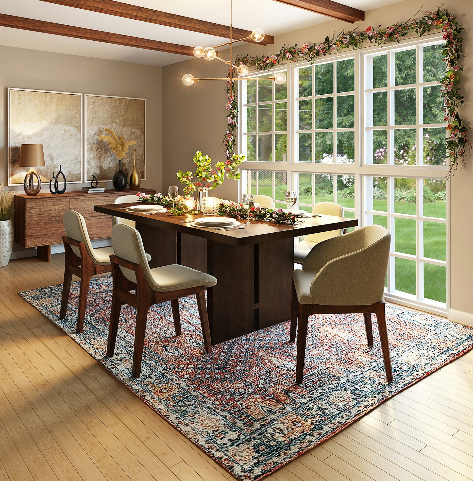 Carpets For Dining Rooms Elegance Meets Practicality​