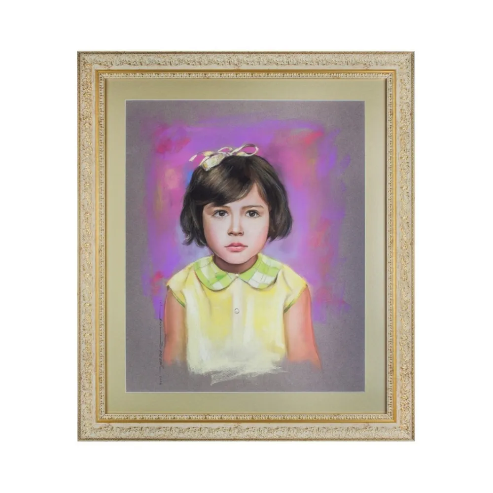 Colors of Memory Soft Pastel Painting With Frame 85x70 by order