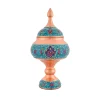 Hand painted Chocolate container green design