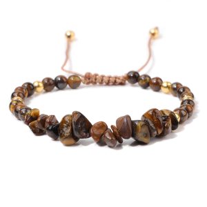 Retro Adjustable Simple Tiger Eye Bracelet
