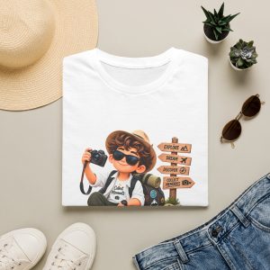 Chef Kid Cartoon T-Shirt – Cute Little Cook Graphic Tee