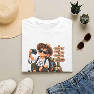 Chef Kid Cartoon T-Shirt – Cute Little Cook Graphic Tee