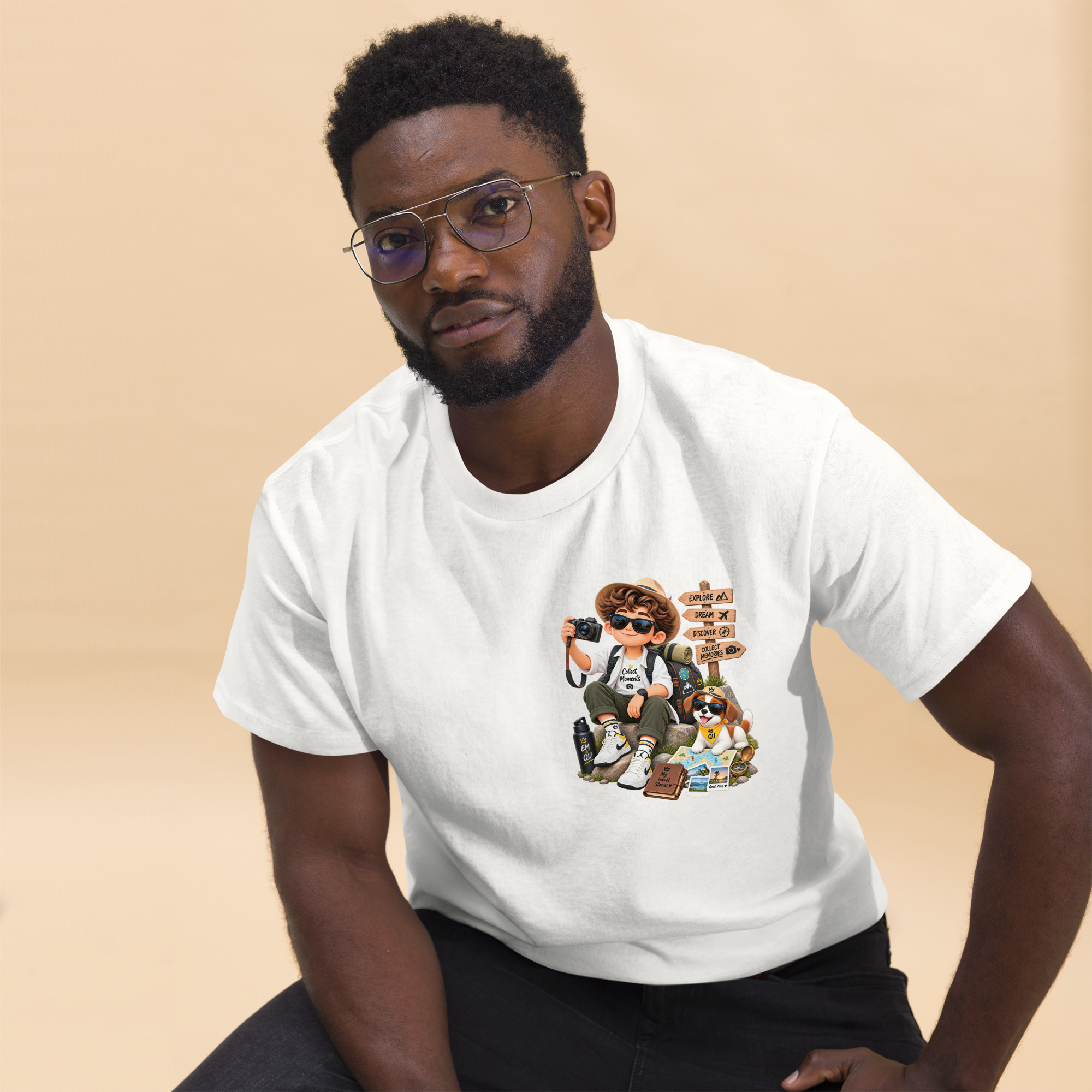 unisex-classic-tee-white-front-2-6a8302d4b8548.jpg EM & QU Cotton classic tee | Unisex